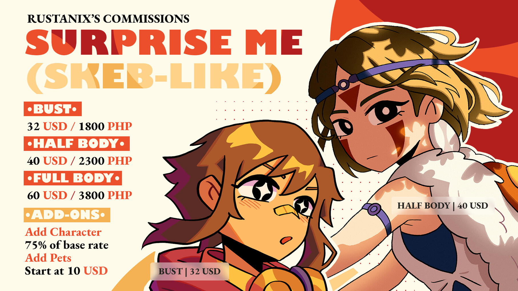 Surprise Me (Skeb-like)